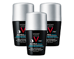 Vichy Homme 72H Invisible Resist Detranspirant 0% Alcohol Multiverpakking 3x50ML
