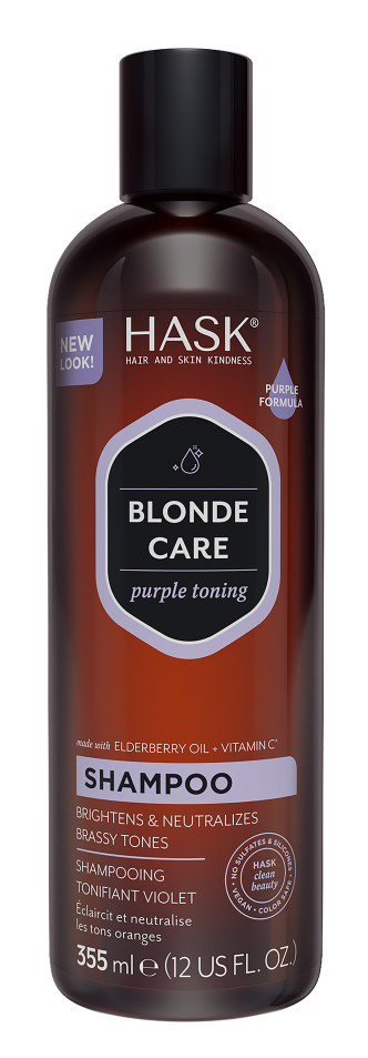 Hask Blonde Care Purple Toning Shampoo