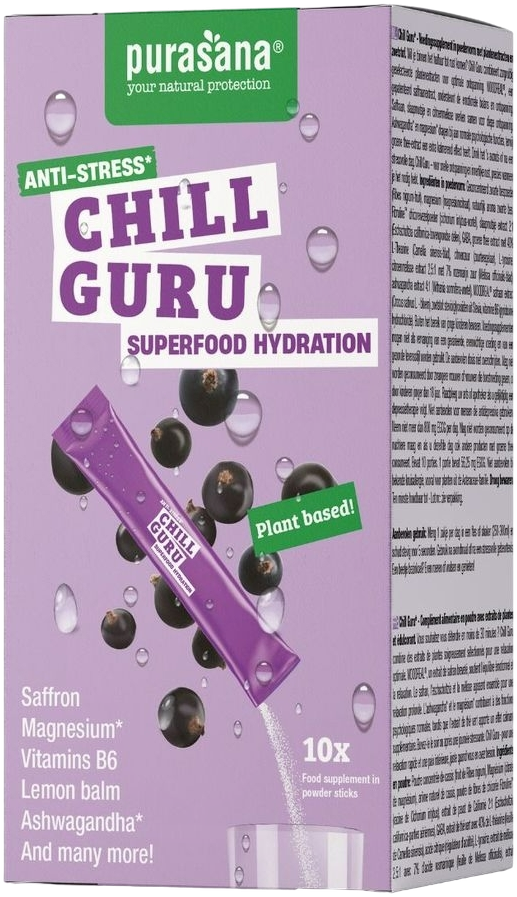 Purasana Chill Guru Hydration Superfood Poeder 10ST
