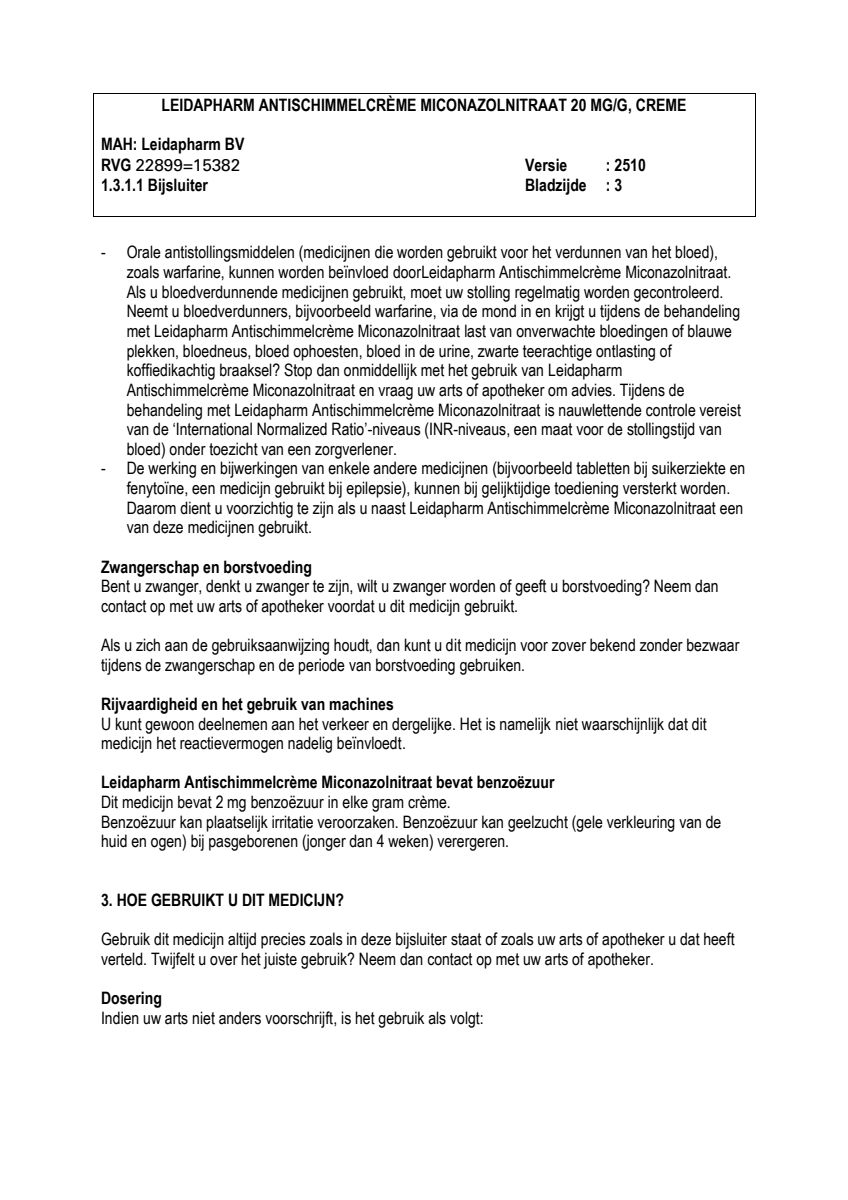 Miconazolnitraatcreme afbeelding van document #3, leaflet