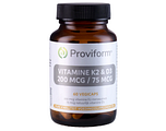 Proviform K2 200mcg & D3 75mcg Capsules 60VCP Proviform K2 200mcg & D3 75mcg Capsules 60VCP