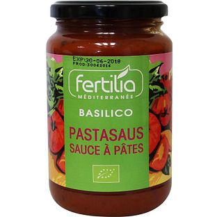 Fertilia Pastasaus Basilico Biologisch 350GR