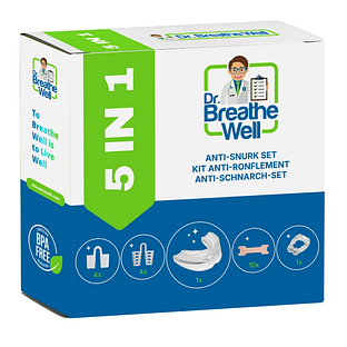 Dr. Breathe Well Anti Snurk pakket 5-in-1 1ST