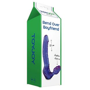 Toyjoy Strapless Stran-on Bend Over Boyfriend Purple 1ST