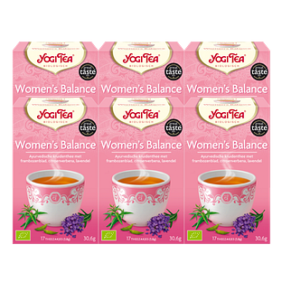 Yogi Tea Women's Balance Voordeelverpakking 6x17ST