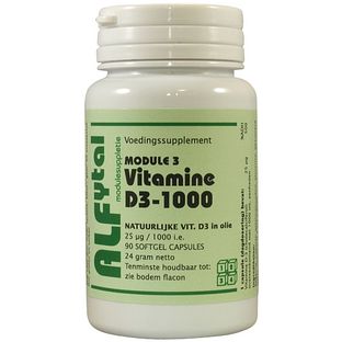 Alfytal Vitamine D3 1000IU Capsules 90SG