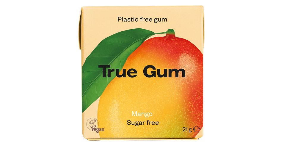 True Life Mango True Gum Mango Kauwgom (21gr) | De Online Drogist