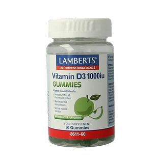Lamberts Vitamine D3 1000ie Gummies 60ST