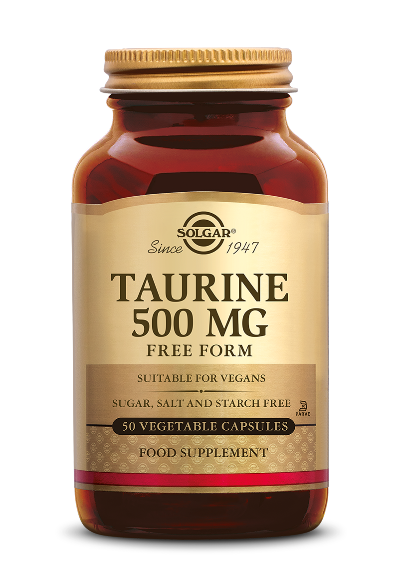Solgar Taurine 500 mg Capsules 50VCP
