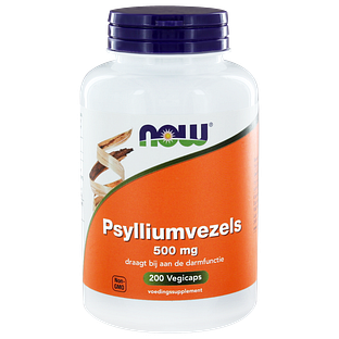 NOW Psylliumvezels 500 MG 200CP