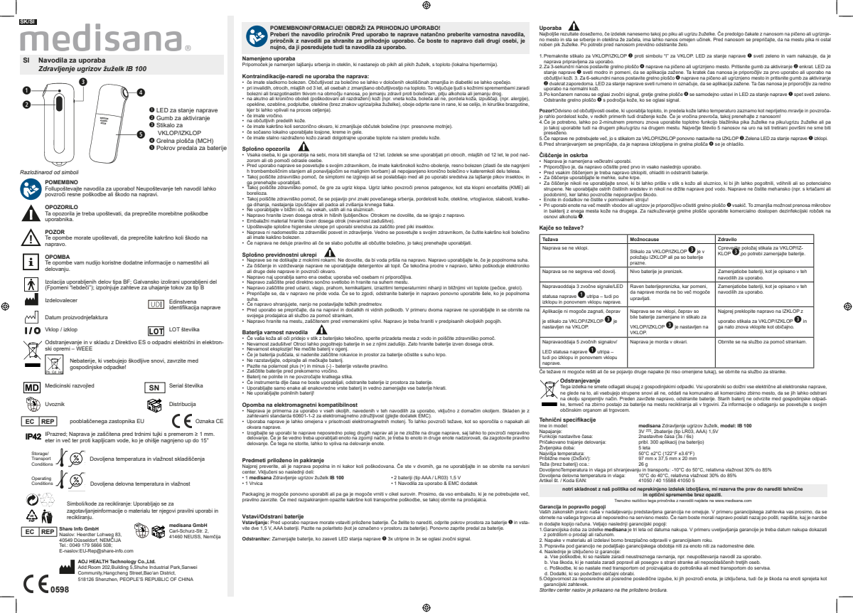IB100 Insectenbeet Verzachter afbeelding van document #16, instructions