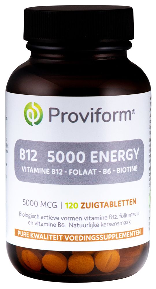 Proviform Vitamine B12 5000 mcg Energy Zuigtabletten 120ZTB