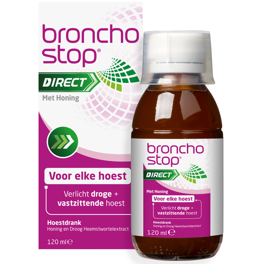 Bronchostop Direct met Honing Hoestdrank afbeelding