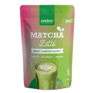 Purasana Matcha Latté Poeder 100GR Purasana Matcha Latté Poeder 100GR