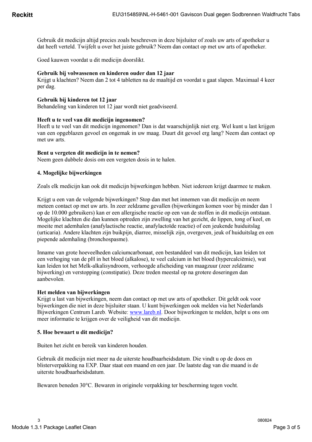 Duo Mixed Berry Kauwtabletten afbeelding van document #3, leaflet