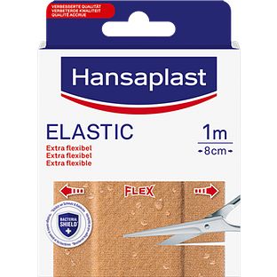 Hansaplast Pleisters Elastic 1m x 8cm 1ST