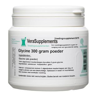 VeraSupplements Glycine Poeder 300GR VeraSupplements Glycine Poeder 300GR