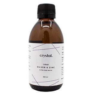 Crystal Colloidaal Zilver & Zink Ultra Pure Water 250ML
