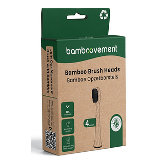 Bamboovement Bamboe Opzetborstels 4ST