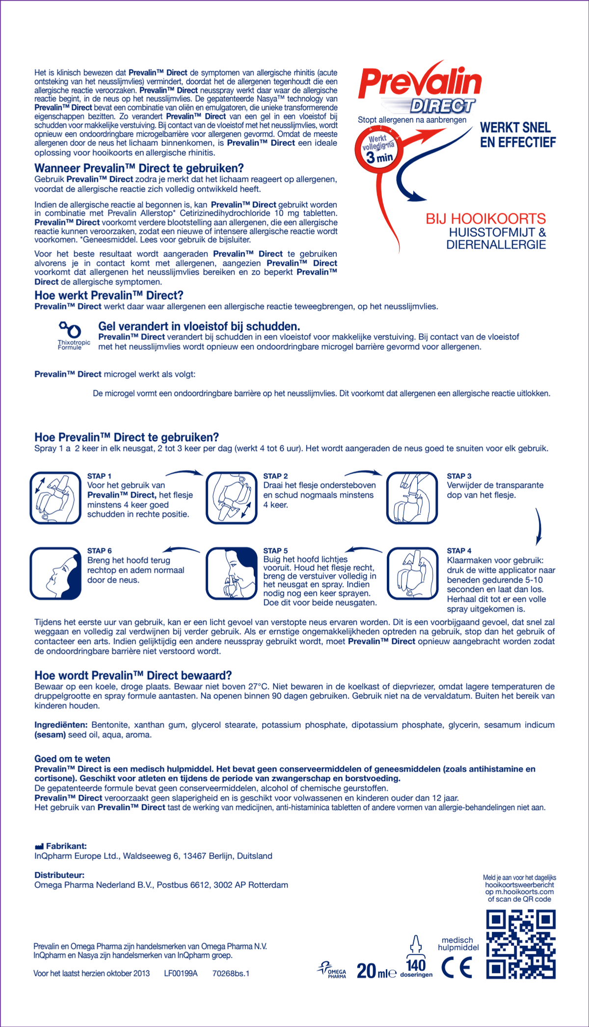 Direct Neusspray afbeelding van document #1, instructions