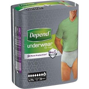 Depend Underwear Man Super L/XL 9ST