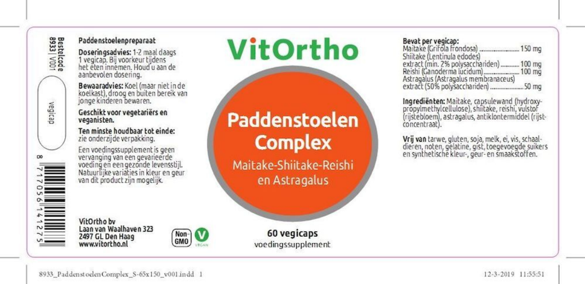 Paddenstoelen Complex Vegicaps afbeelding van document #1, label