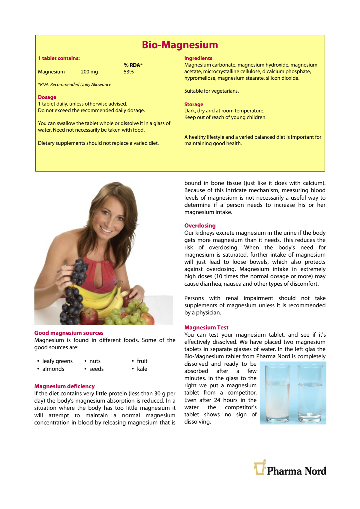 BioActive Magnesium Tabletten afbeelding van document #2, info_folder