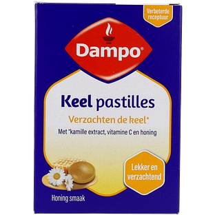Dampo Keelpastilles Kamille, Honing & Vitamine C 24ST