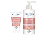 Celenes by Sweden Cloudberry Huidverzorgingsset - Intensive Care Handcrème en Geurloze Body Lotion - 2 Stuks