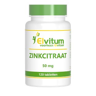 Elvitum Zink Citraat 50mg Tabletten 120TB