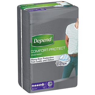 Depend Pants voor Mannen Normaal Maat L/XL 9ST