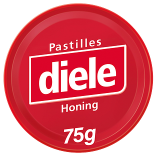 Diele Pastilles Rood Honing 75GR