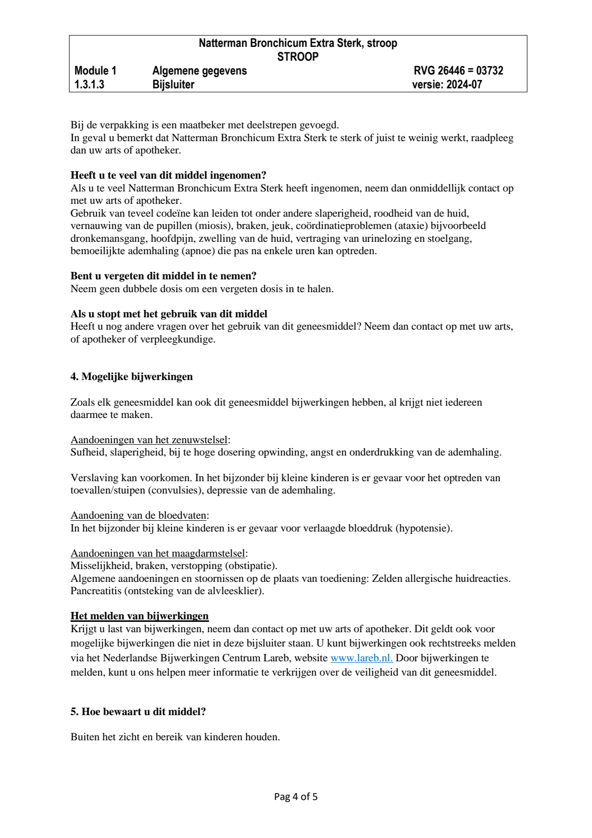 Bronchicum Extra Sterk afbeelding van document #4, leaflet