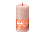 Bolsius Rustiek Stompkaars Misty Pink 130/68 1ST