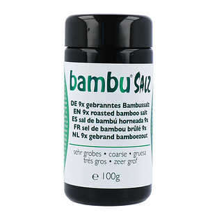 Bambu Salz Bamboezout 9x Zeer Grof 100GR Bambu Salz Bamboezout 9x Zeer Grof 100GR