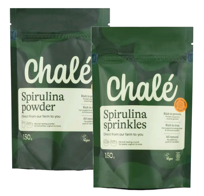 Chalé Spirulina - Powder en Sprinkles - 2 Stuks