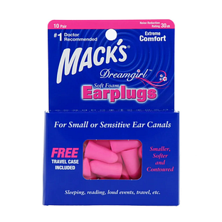 Macks Soft Foam Earplugs Dreamgirl 10PR