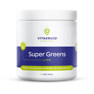 Vitakruid Super Greens Lime Poeder 208GR