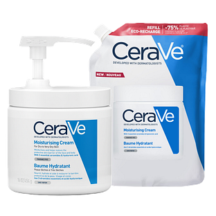 CeraVe Hydraterende Crème Refill bundel 2st