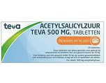 Teva Acetylsalicylzuur 500mg Tabletten 20TB