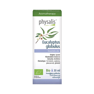 Physalis Aromatherapy Eucalyptus Globulus Essentiele Olie Bio 30ML