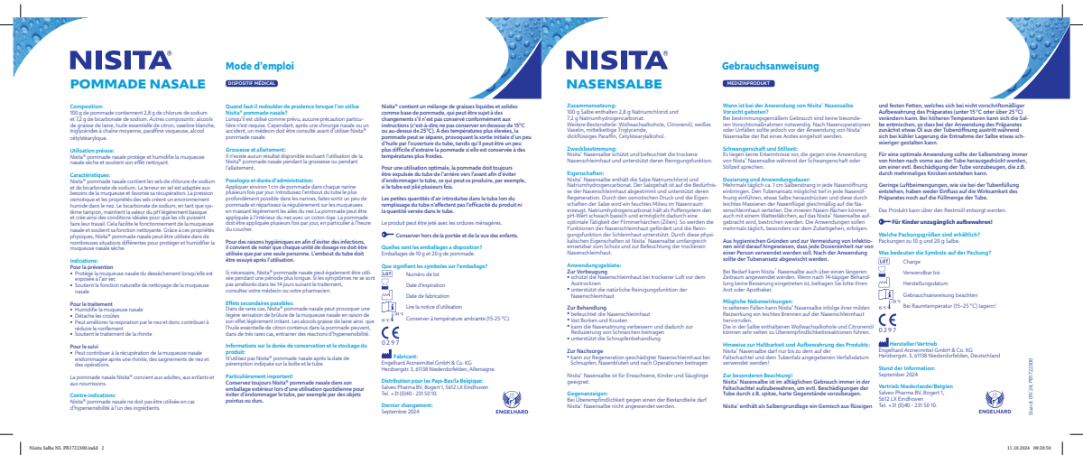Neuszalf - bij droog neusslijmvlies afbeelding van document #2, instructions