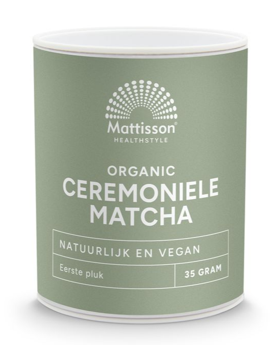 Mattisson HealthStyle Ceremoniële Matcha Poeder 35GR