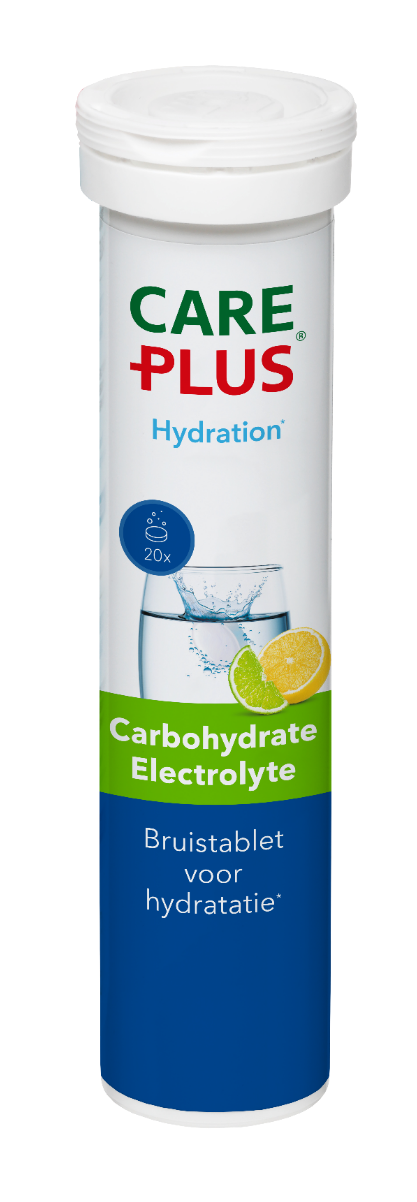 Care Plus Hydration Carbohydrate Electrolyte Bruistablet Lemon/Lime 20ST