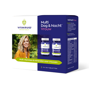 Vitakruid Multi Dag & Nacht Vrouw 100% Vegan 2 x 90 180TB
