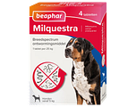 Beaphar Milquestra Ontwormingsmiddel Honden vanaf 5KG 4ST