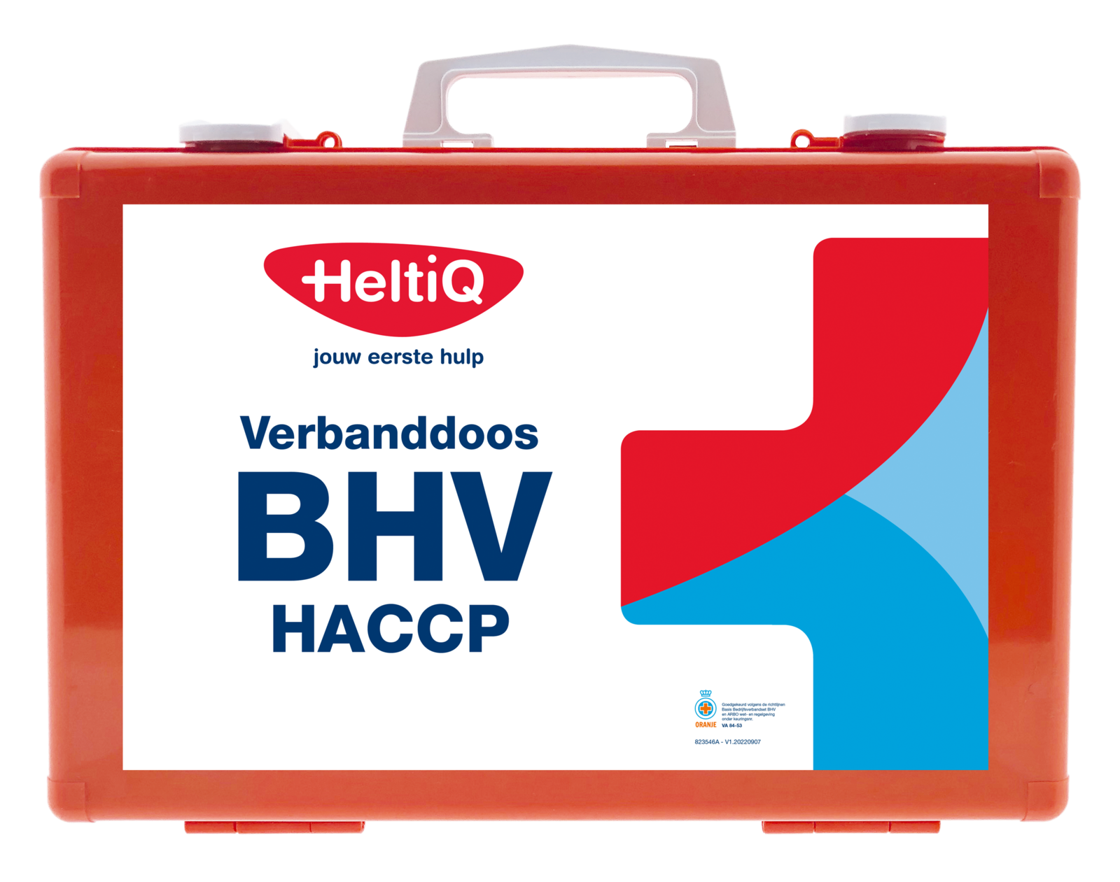 HeltiQ Verbanddoos Modulair BHV HACCP Oranje