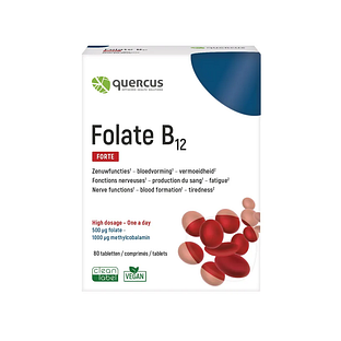 Quercus Folate B12 Tabletten 80TB Quercus Folate B12 Tabletten 80TB