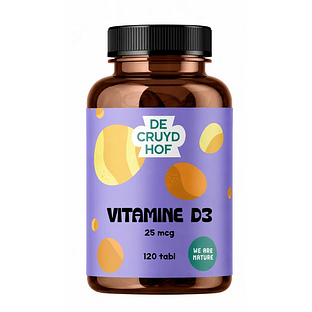 Cruydhof Vitamine D3 Tabletten 60TB