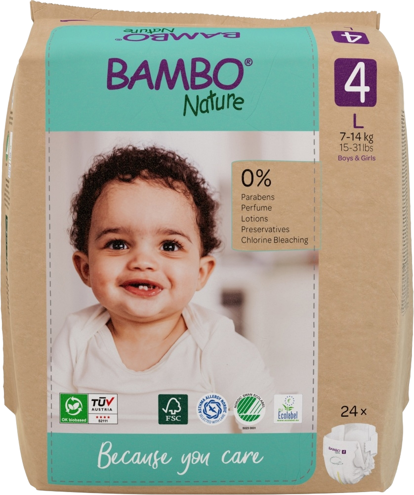 Bambo Nature Maat 4 Luiers L